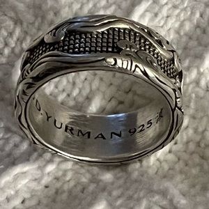 David Yurman Silver Waves Ring